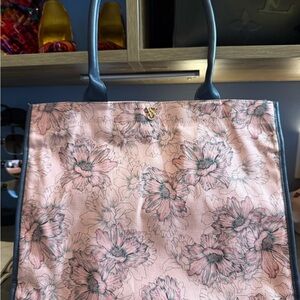 Victoria Secret Floral Pink Tote Bag